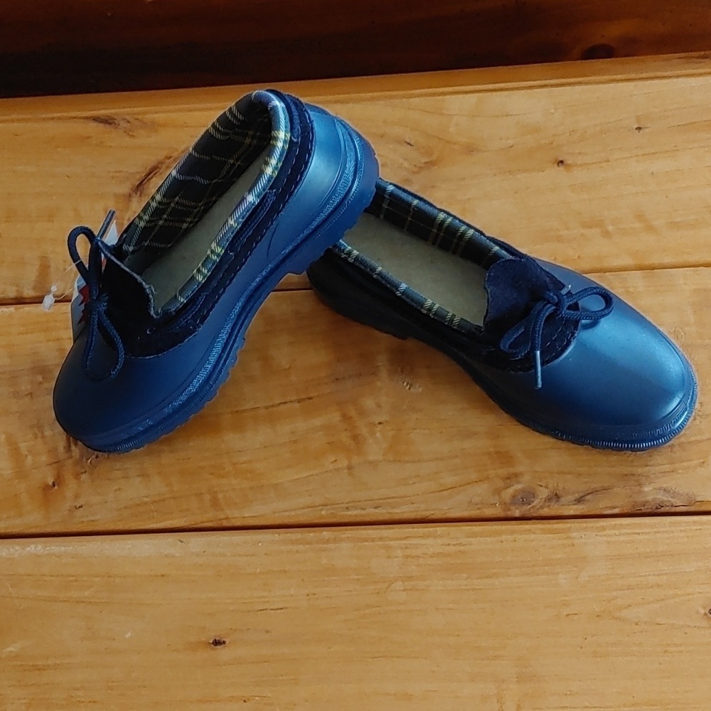 🇨🇦NWT Boys Baffin Navy Waterproof Duck Shoe Youth Size 1 - Picture 3 of 15